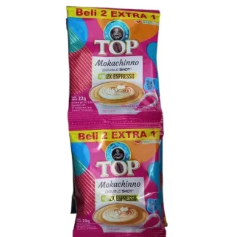 

(Bonus) 2 renceng Kopi Top Mokachinno 30 bks