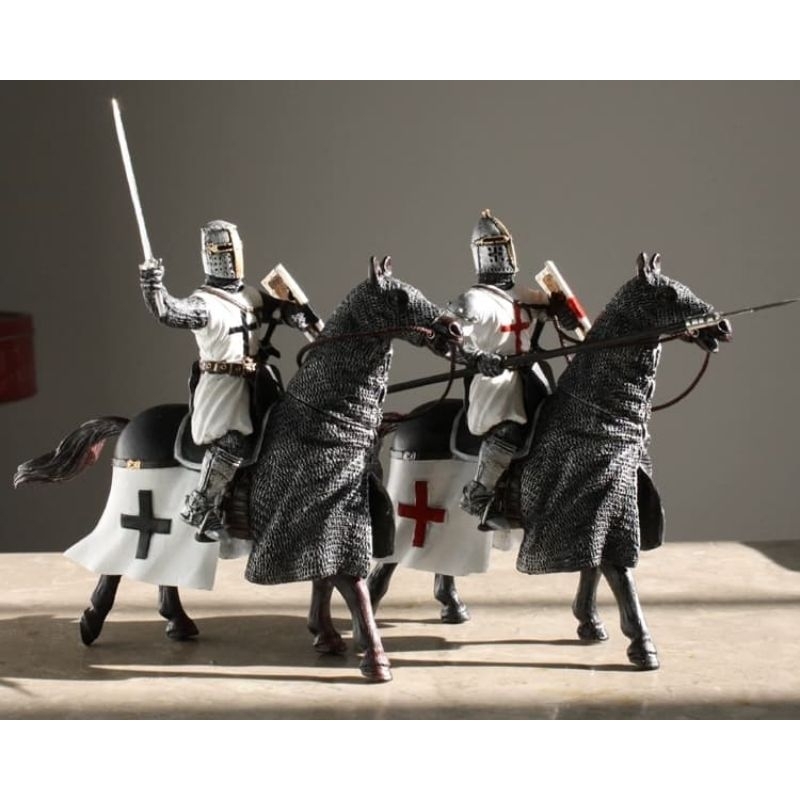 FIGURE KESATRIA BERKUDA TEMPLAR CROSS ARMY KNIGHT TEMPLAR SKALA 1:18