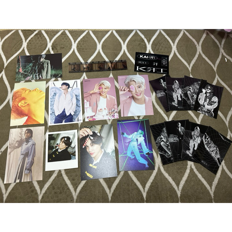 [EXO] READY STOCK OFFICIAL POSTCARD & STICKER EXO & KAI