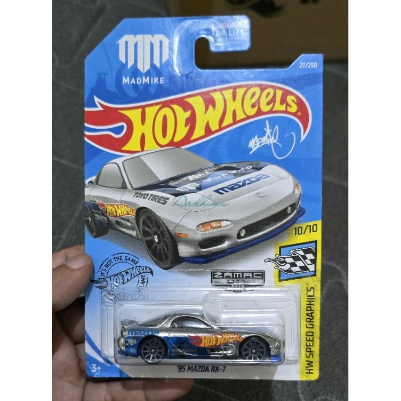 Hotwheels 95 Mazda RX7 Zamac