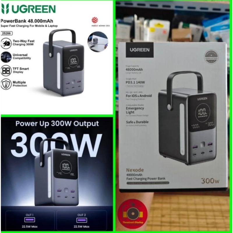 Powerbank UGREEN UNO 25286 48000Mah 300W PD 140W Max
