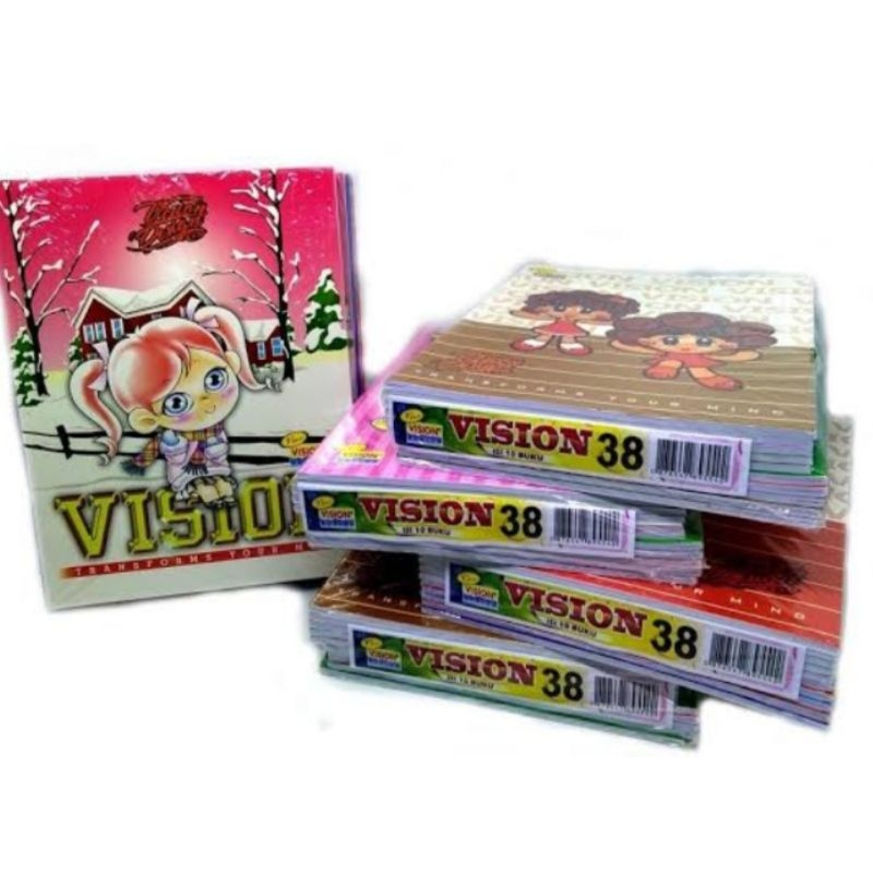 

Buku Vision 38 lembar 1 pak isi 10 pcs