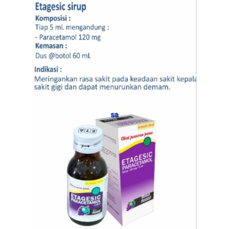 

Etagesic sirup 60ml.