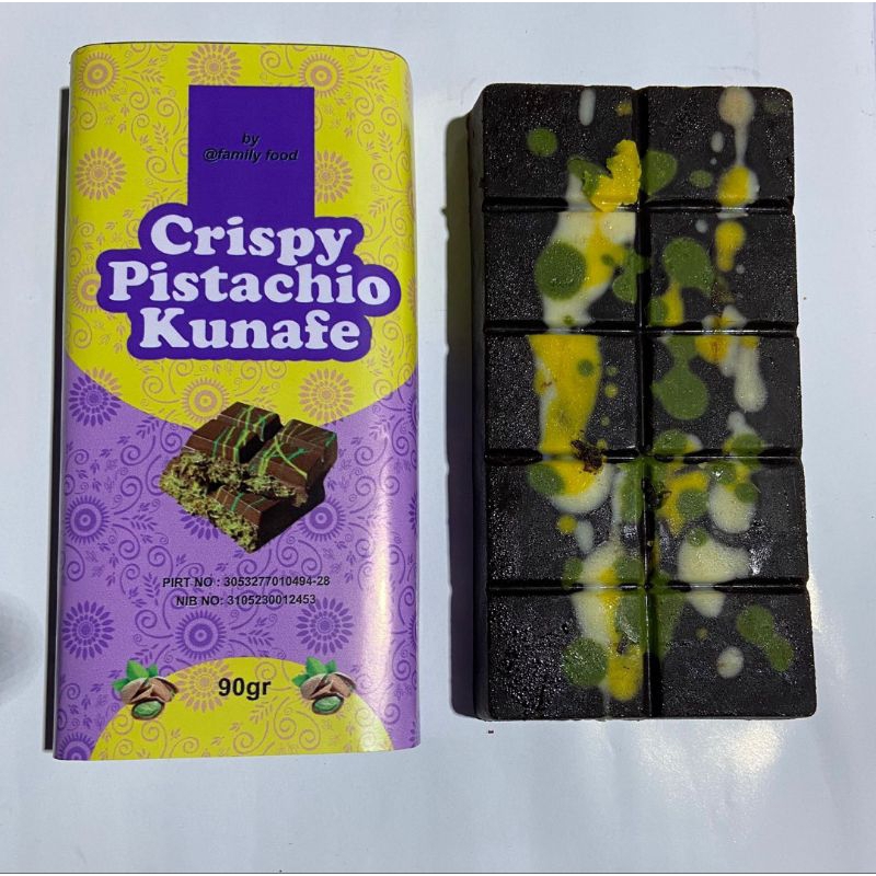 

cokelat pistachio kunafe | cokelat dubai viral