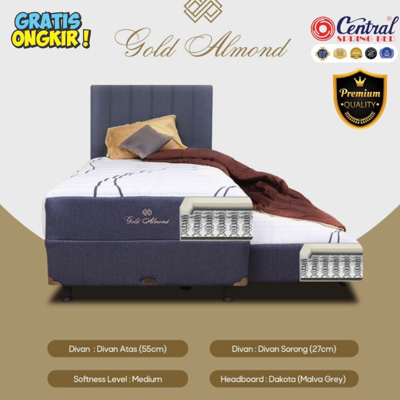 Kasur Springbed Central 2IN1 GOLD ALMOND