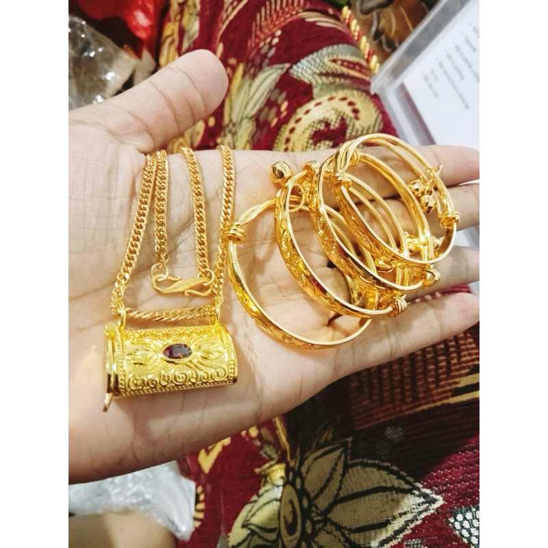 Set3bulanan || Kuningan lapis emas