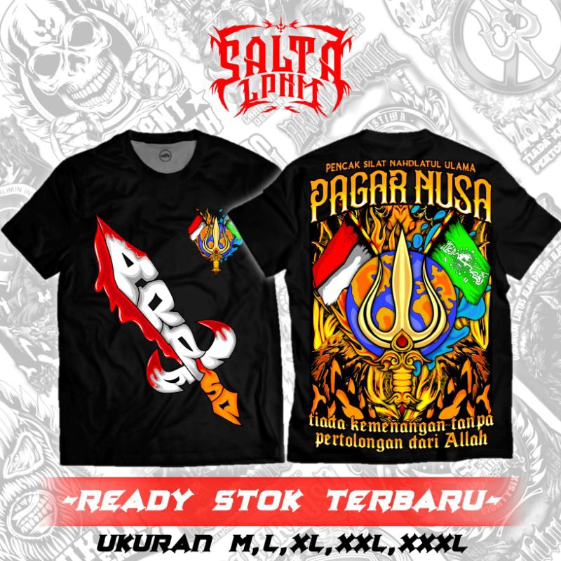 Kaos Pagar nusa arpansa trisula A2 Full punggung Terbaru
