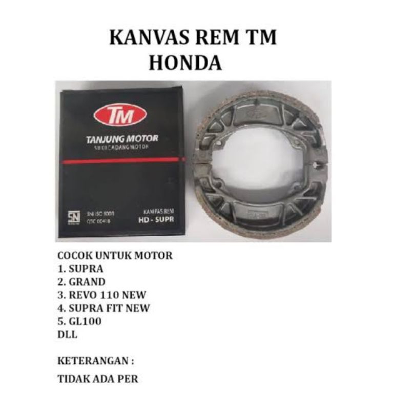 Tanjung Motor Kampas Rem Honda