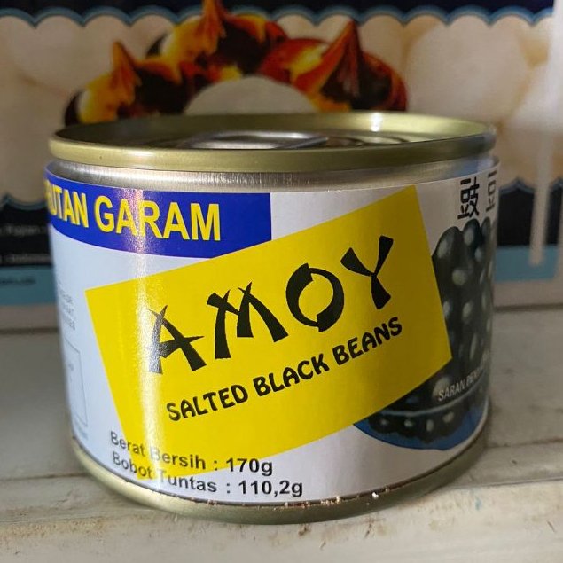 

Salted Black Beans Amoy Tausi 170gr - Kacang Hitam Kaleng