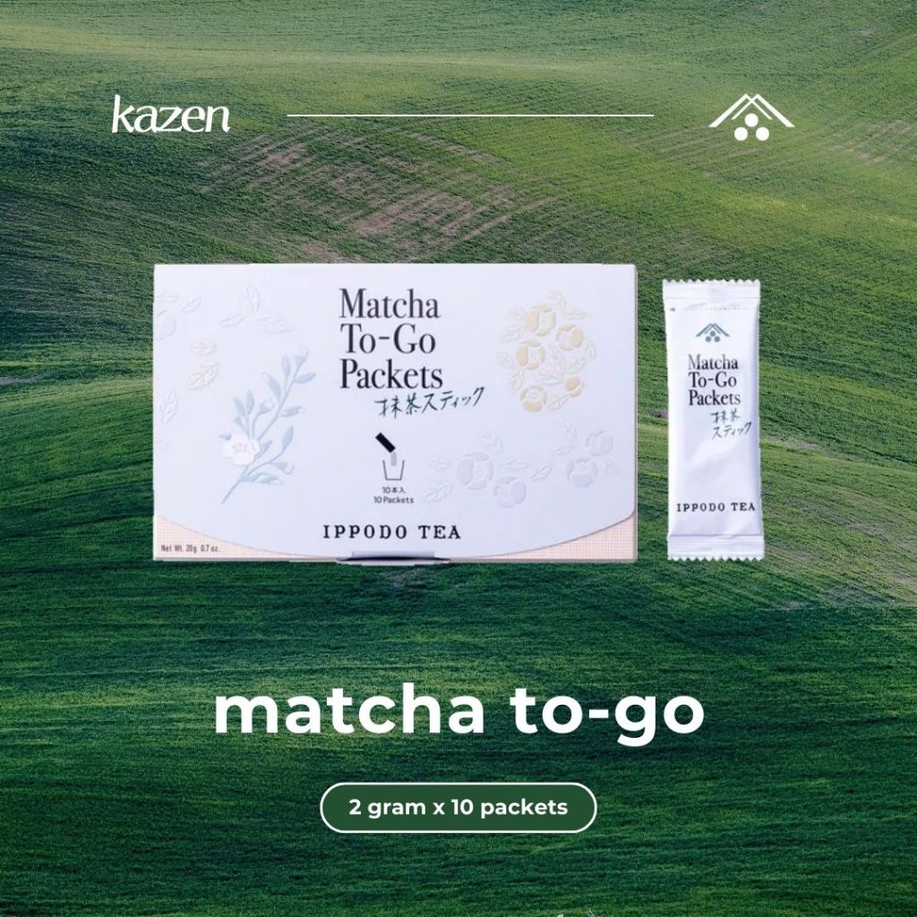 

[PO–BACA DESC] Ippodo Tea - Matcha To-Go – Ceremonial Matcha Teh Jepang Japan Instant