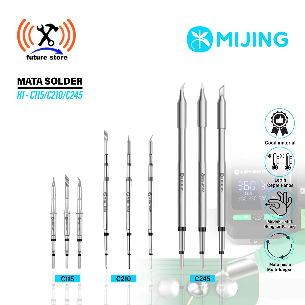 Mijing H1 Soldering Station Mata Solder Station Soldering Iron Tip Mata Solder C115K C115I C115IS C2