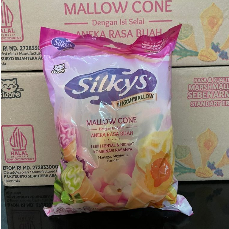 

MARSHMALLOW SILKS MALLOW CONE ISI 20 PCS X 4,6 GR