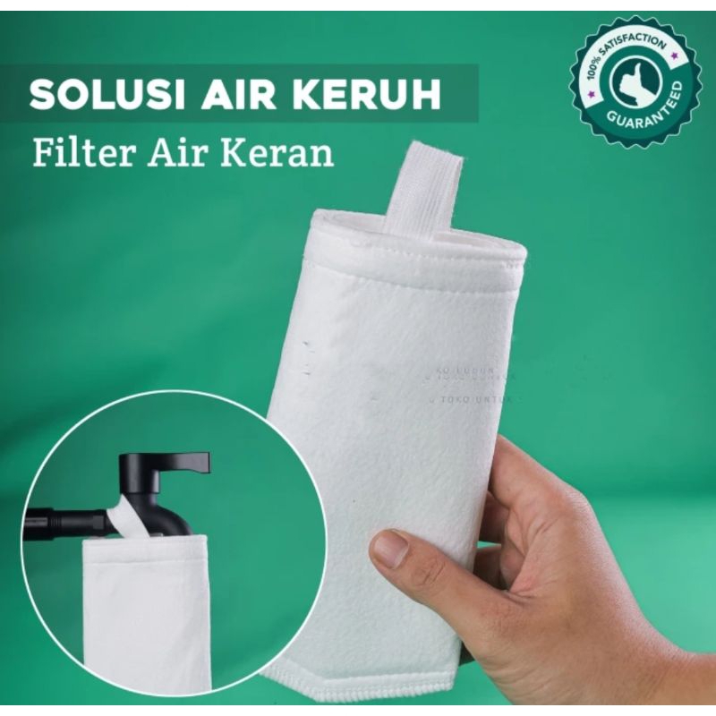 Penyaring air Keruh kain Saringan Kran Filter Penyaring Air Kran