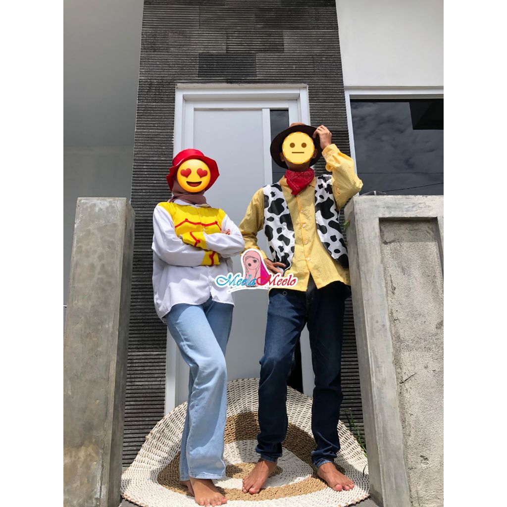 Baju Woody Toy Story Kostum Jessie Woody Toy Story Size S - M Dewasa | Kostum Karnaval Dewasa 170cm