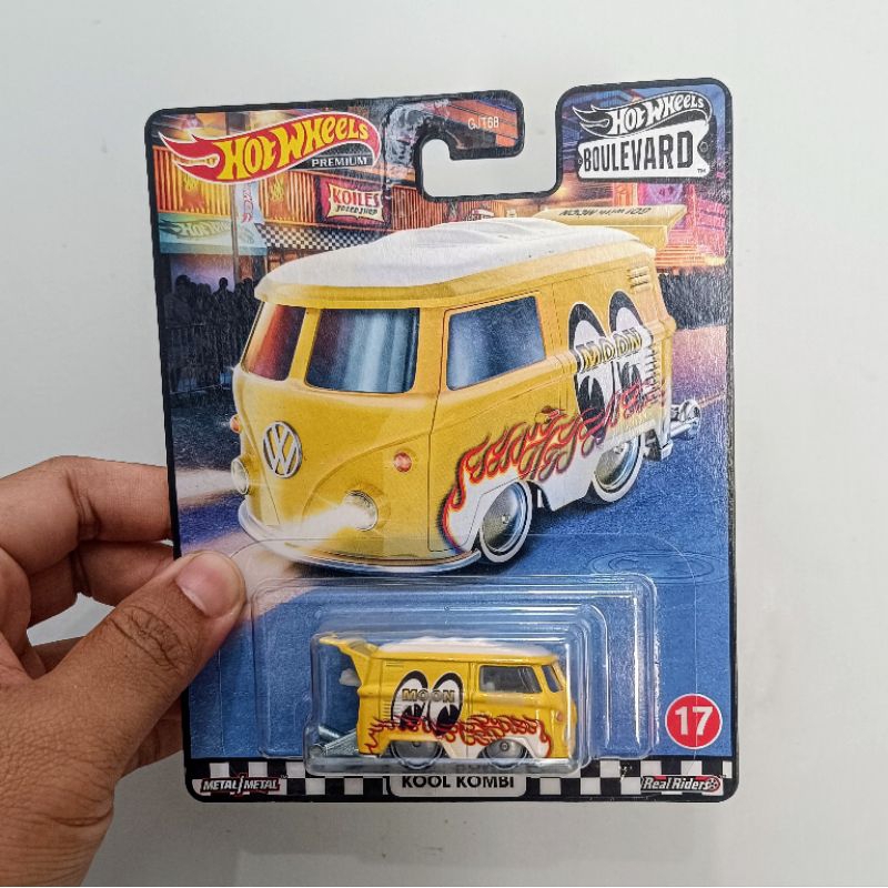 (Free Protect) Hot Wheels Kool Kombi Premium Boulevard Mooneyes New