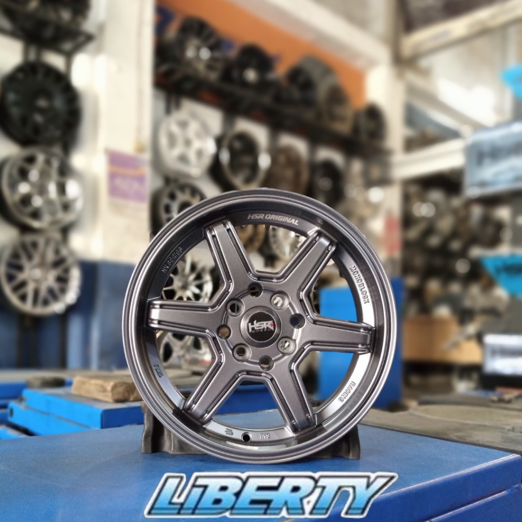 Pelek Mobil Model TE37 Original HSR MINAS R15 Cocok Buat Brio,Agya,Ayla,Avanza,Xenia,Mobilio,Yaris