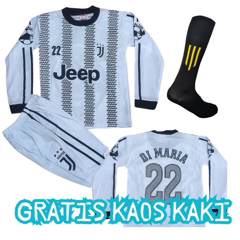 BAJU KIPER ANAK JUVEEEEENTUS PUTIH/SETELAN BAJU BOLA KIPER JUVEEEN PUTIH LENGAN PANJANG CELANA PENDE