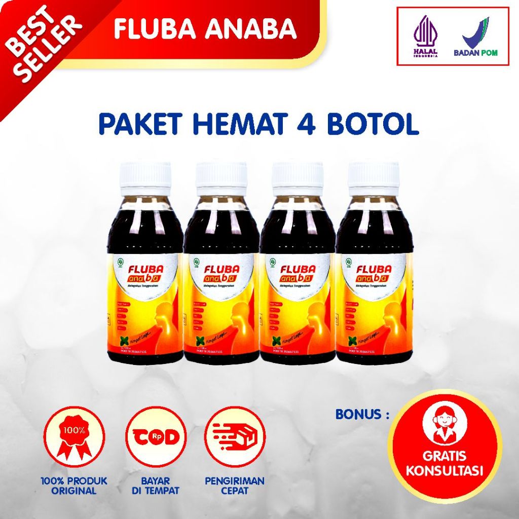 

Fluba Anaba - Madu Herbal 3X Lebih Ampuh Sembuhkan Batuk Berdahak, Kering, dan Kronis - 4 Botol