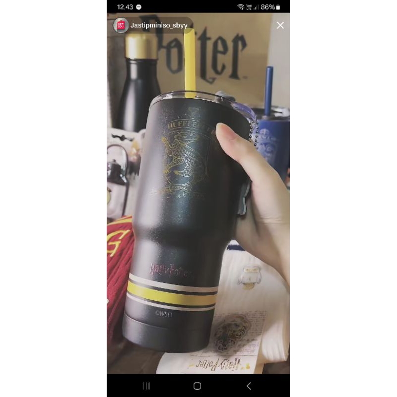 Tumbler Stainless Miniso Harry Potter