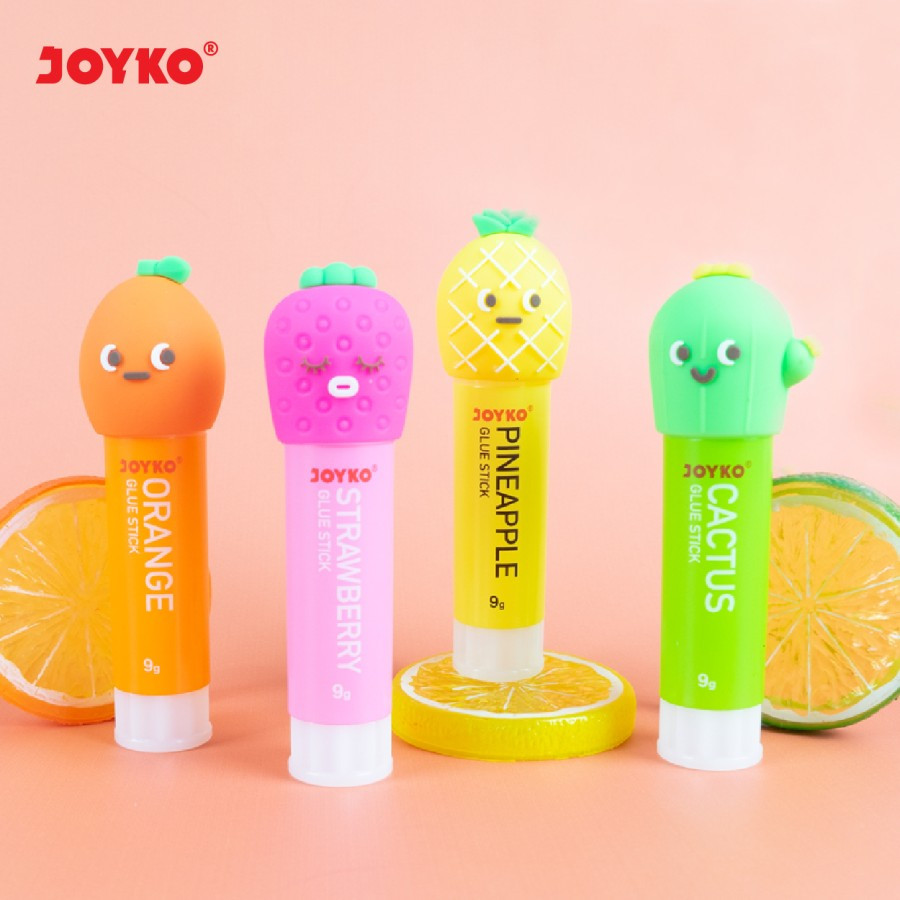 

LEM JOYKO GS-114 FRUIT LUCU | LEM KERTAS JOYKO MODEL LUCU | M21 STATIONERY