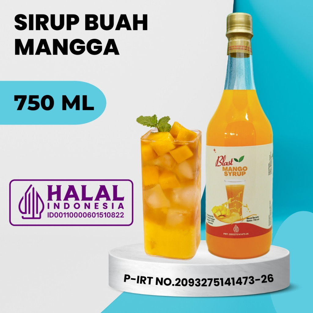 

Syrup MANGGA 750 mL - Sirup Minuman Mango Original - Aneka Rasa Buah / Drink Flavour