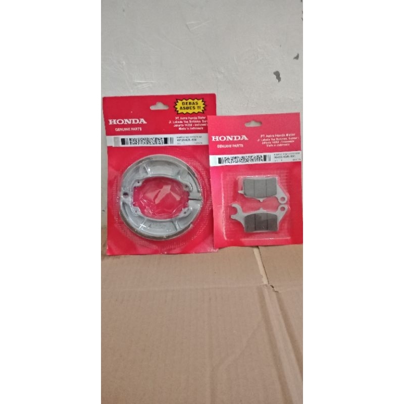 Kampas Rem Beat Fi Scoopy Fi Vario Fi Spacy Beat Deluxe Vario 125 Vario 150 Old / Kampas Rem
