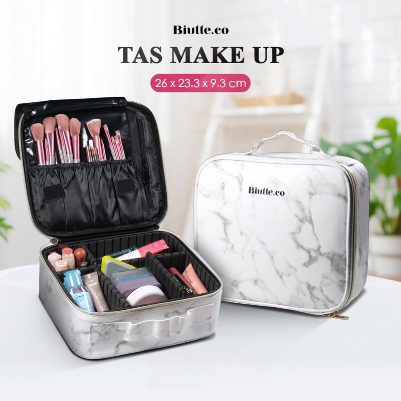 Tas Kosmetik MEWAH LUX BESAR PREMIUM WATERPROOF - Make Up Travel Organizer Bag Wanita Tas Makeup Tas