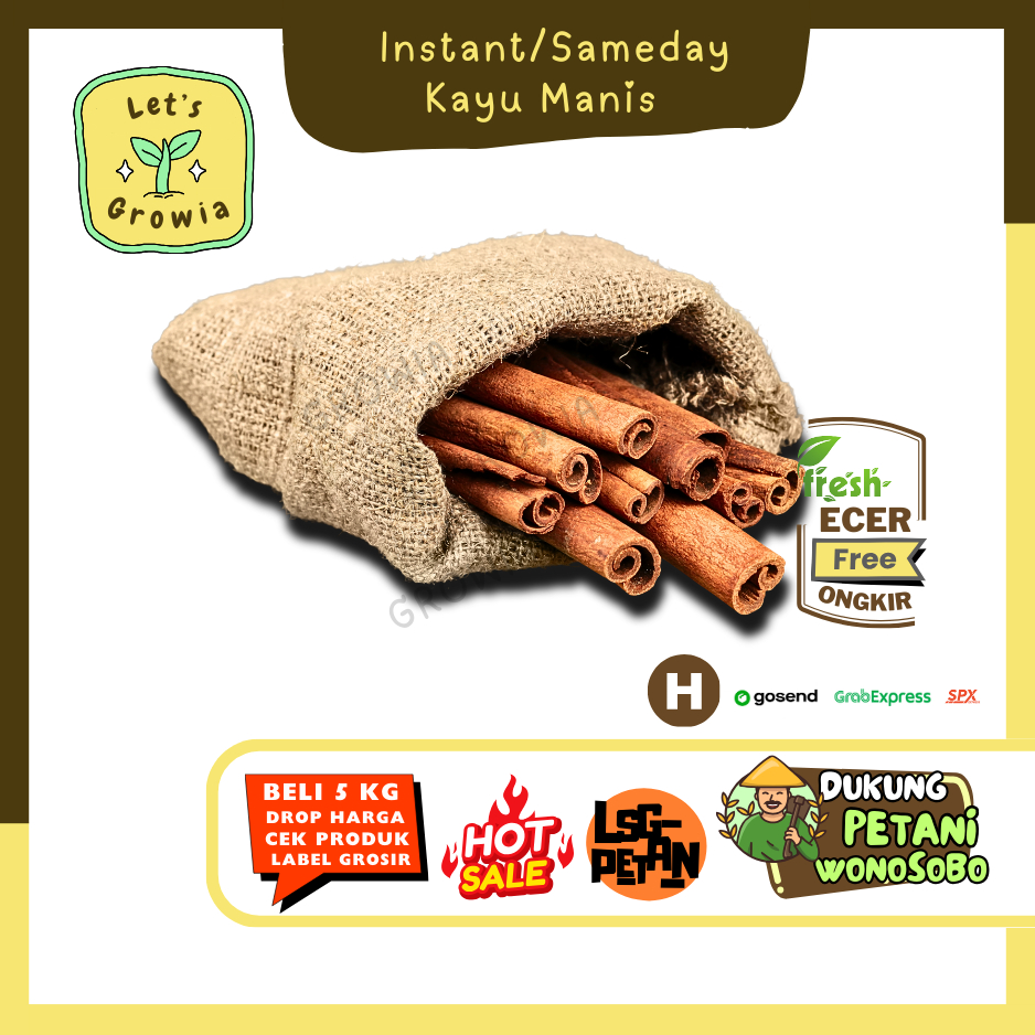 

Growia || Kayu Manis(H) || Hasil Petani Langsung Ecer (H)0