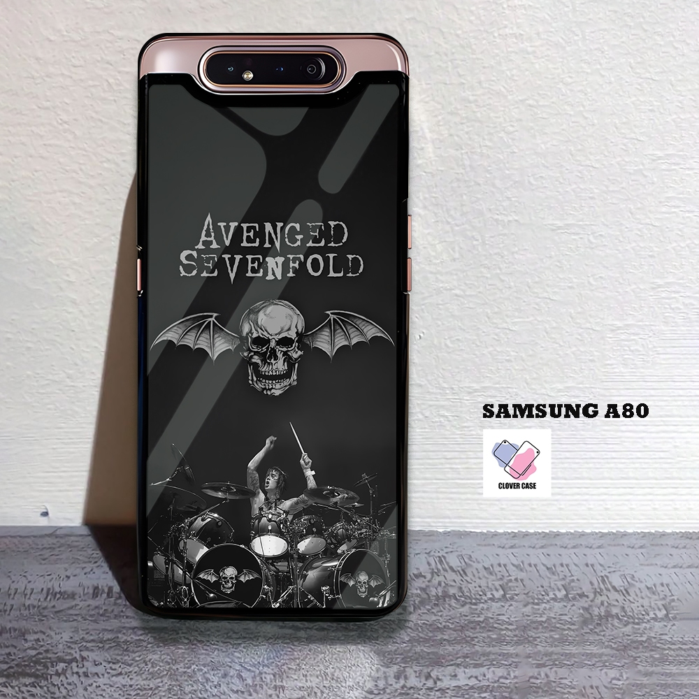 [TH11]  Case Glossy Case | SAMSUNG A80 | CASE KEKINIAN LUCU |  Casing Hp Kilau Motif AVENGED SEVENFO