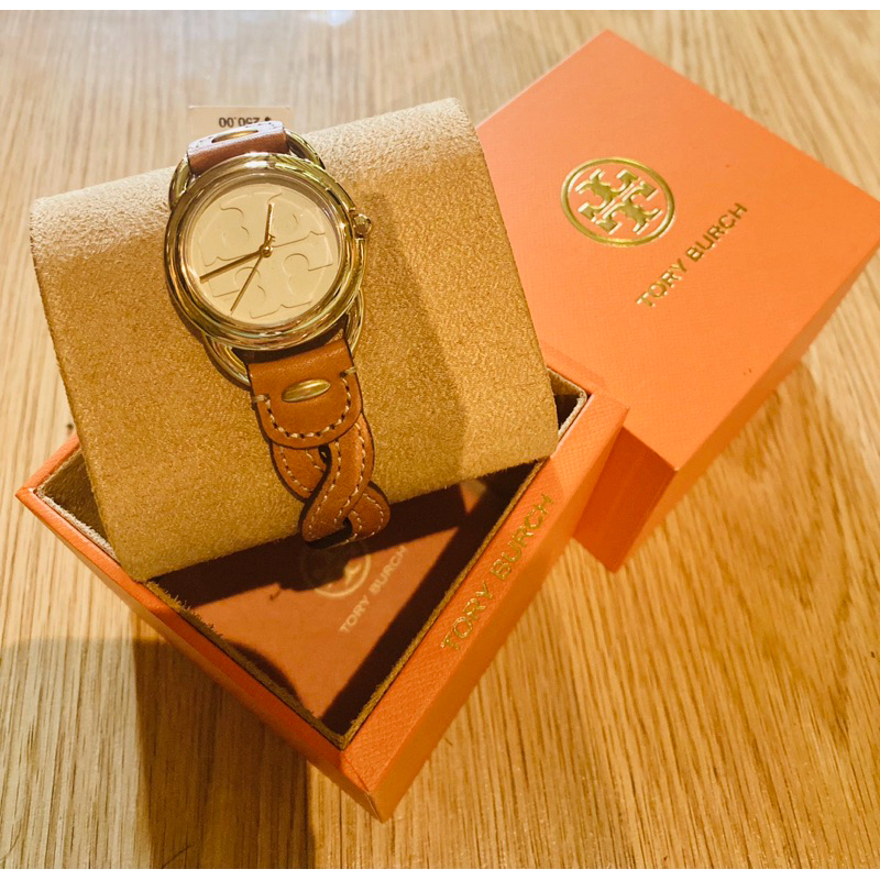Tory Burch Miller braided leather strap watch (sold di tempat lain)