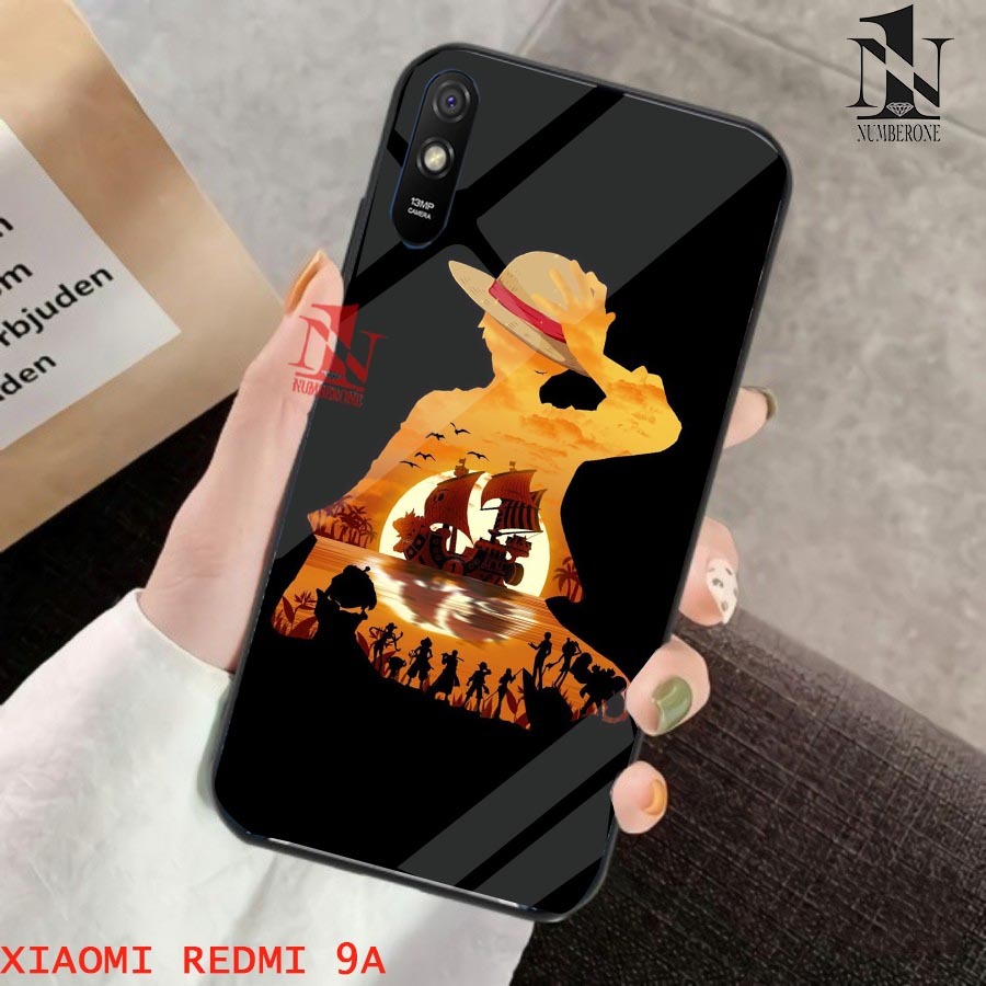 Casing Case Hp Glosy Xiaomi Redmi 9a [one piece] Aneka casing, case, kondom hp, custom case, case ae