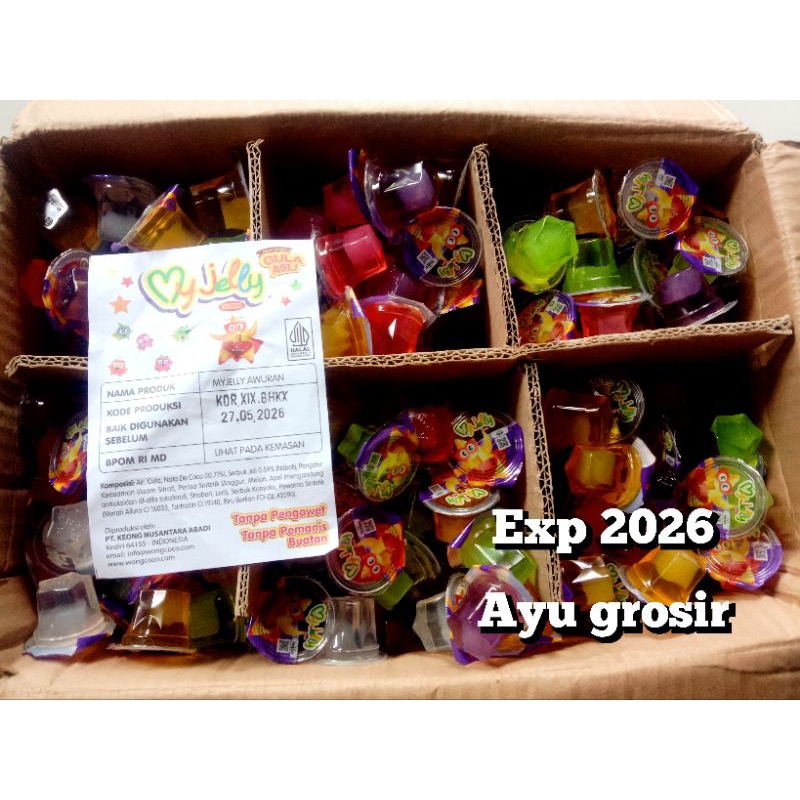 

READY STOK NEW My Jelly Wong Coco Campur 1 kg EXP 2026