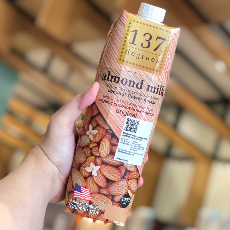 

137 Degrees Almond Milk Original with Organic Coconut Flower Nectar 1000ml