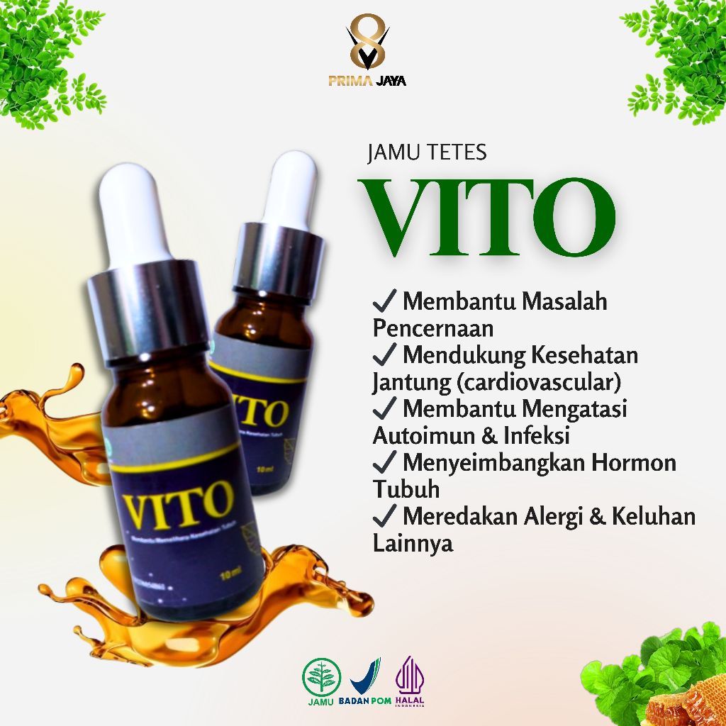 

VITO JAMU TETES - HERBAL ALAMI | Mendukung Kesehatan Jantung, Pencernaan, Autoimun, dan Keseimbangan Hormon Secara Alami