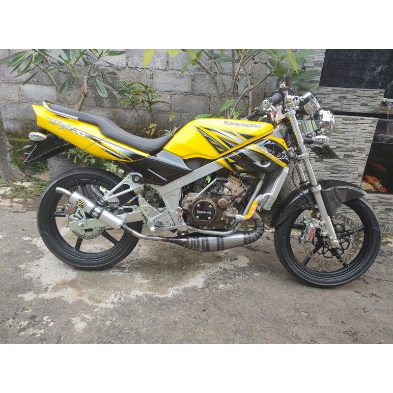 Knalpot Ninja R SS Landai Plat Harian Touring Pekajaman Muffler