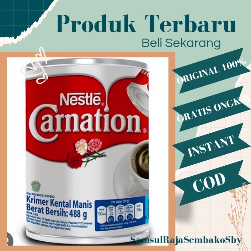 

NESTLE CARNATION susu kental manis Bunga 488Gr