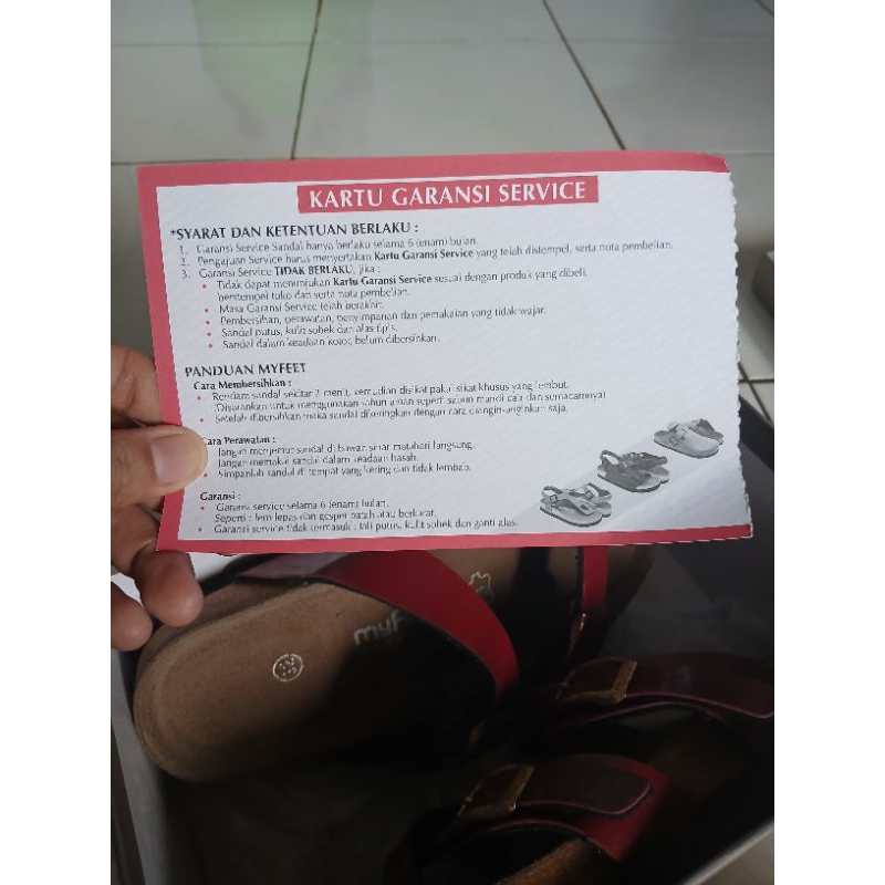 preloved sendal my feet