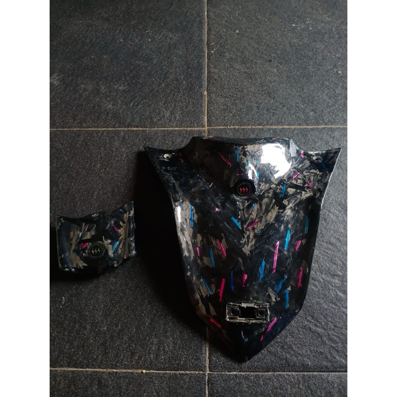 cover tameng depan aerox conected