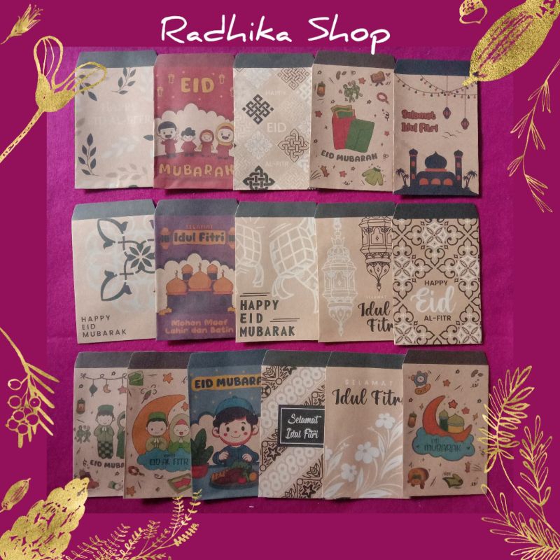 

Amplop Angpau Lebaran Medium seri Kraft