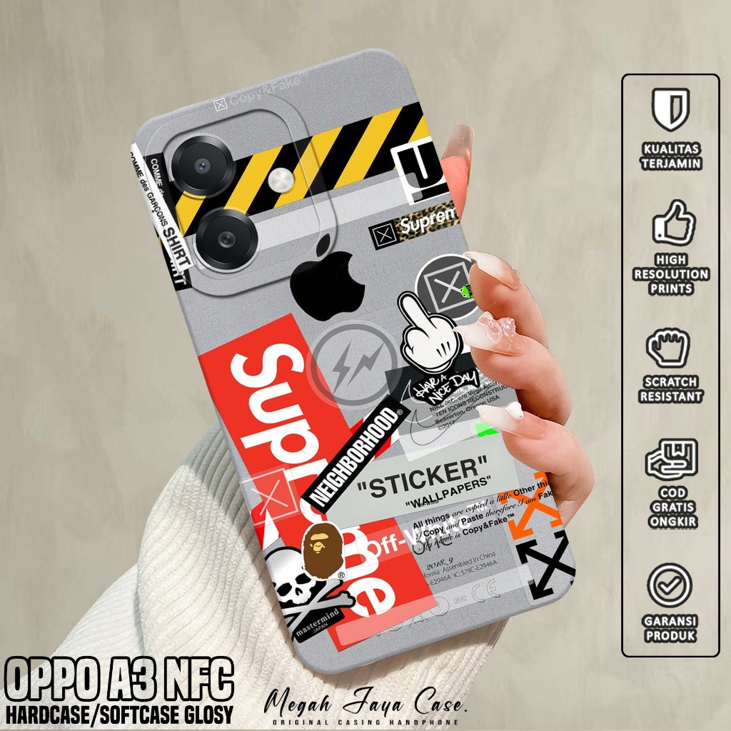 Case Hp OPPO A3 NFC - Casing OPPO A3 NFC Motif BA - Silikon OPPO A3 NFC - Softcase Hp OPPO A3 NFC - 