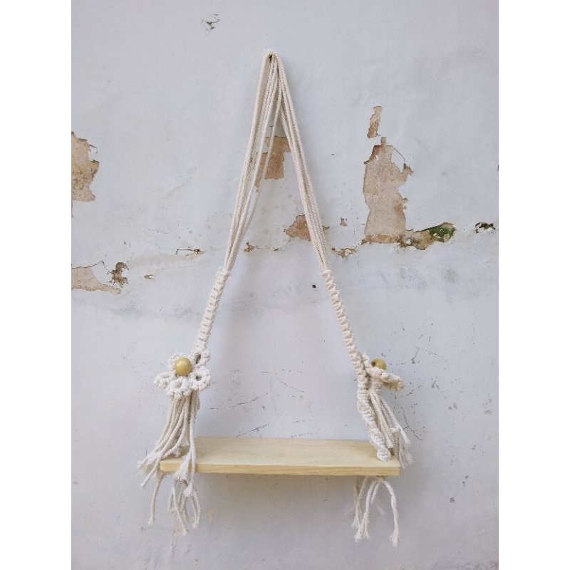 Macrame ayunan baby newborn properti studio foto backdrop