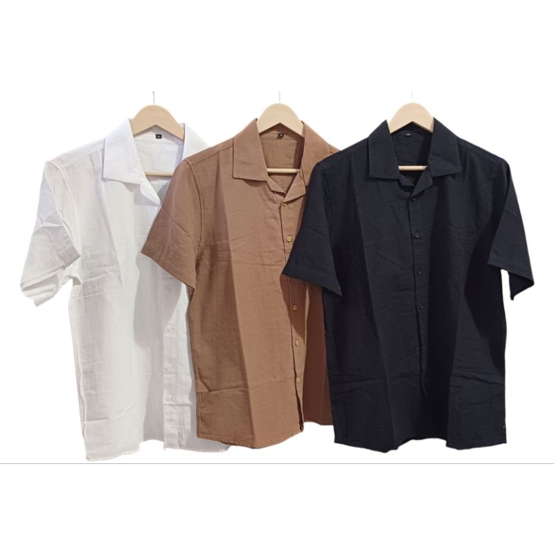 kemeja oversize pria kemeja pendek pria