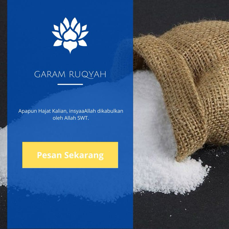

Garam Ruqyah Asli Kalimantan