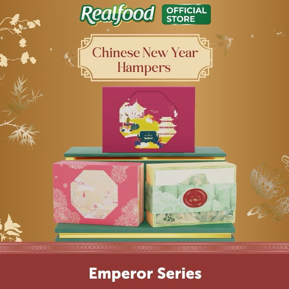 

Realfood CNY Hampers Emperor Stay Fit 9 Jar | Hampers Imlek | Hamper Sincia