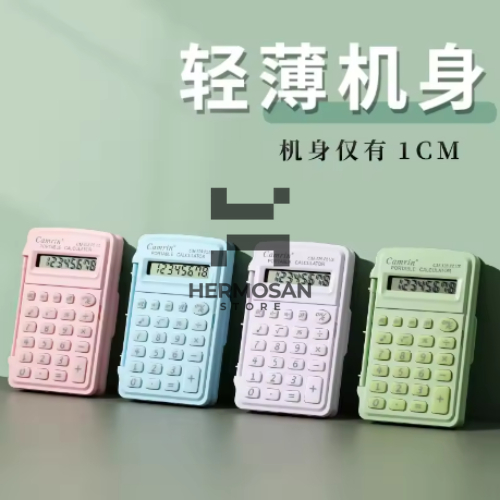 

Calculator Kalkulator Minimalis Portable Praktis Warna Cantik Peralatan Hitung Menghitung Digital LED LCD Display
