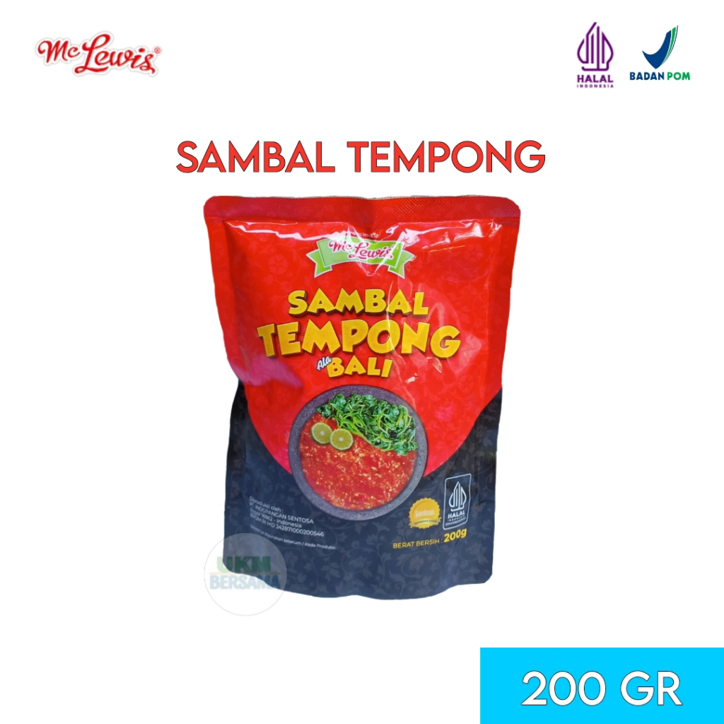 

Mc Lewis Sambal Tempong ala Bali 200gr