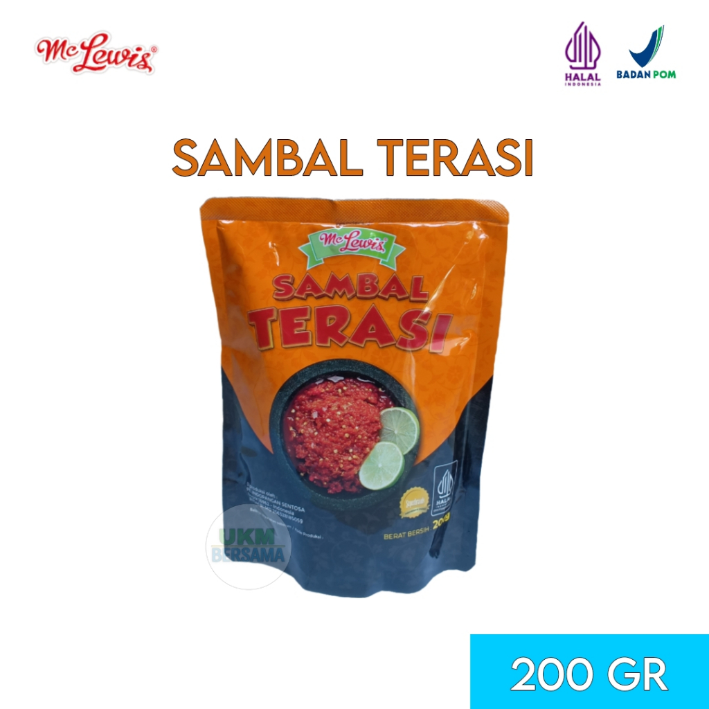 

McLewis/Mc Lewis Sambal Terasi 200gr