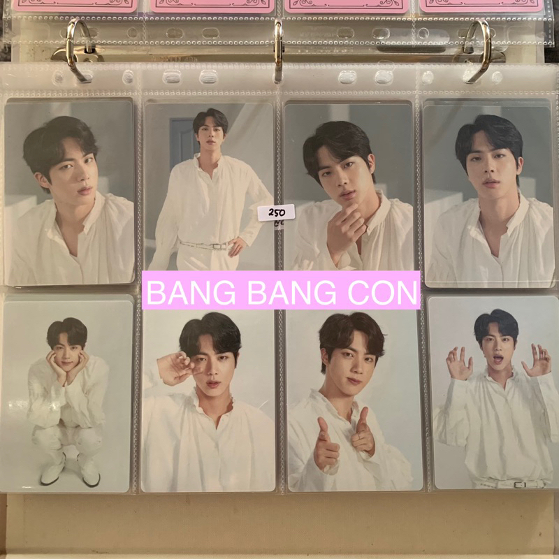 [READY] MPC SET BTS JIN MINI PHOTOCARD CONCERT MOTS TOUR ARMYBOMB SE HYBE INSIGHT BANG BANG CON SOWO