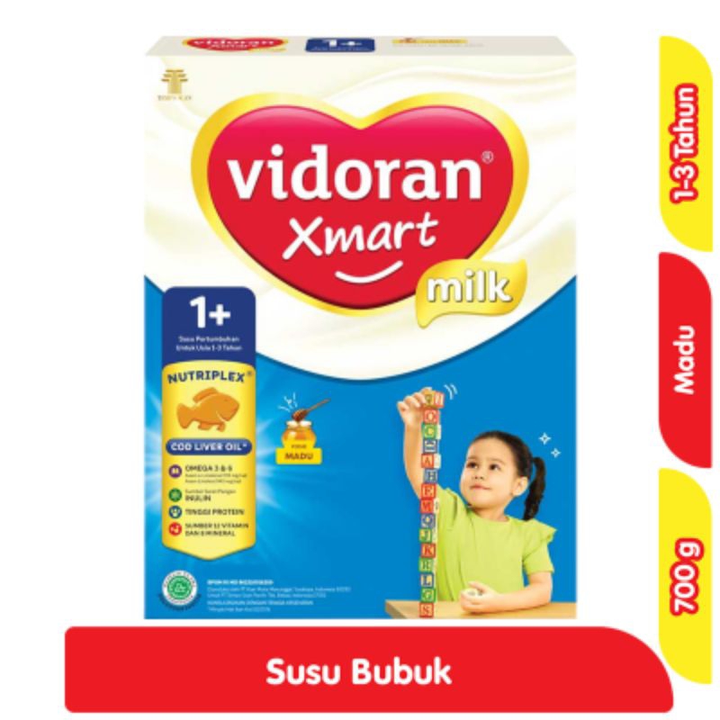 

vidoran Xmart 1+ Susu Pertumbuhan Anak 1-3 Tahun Madu 700 g
