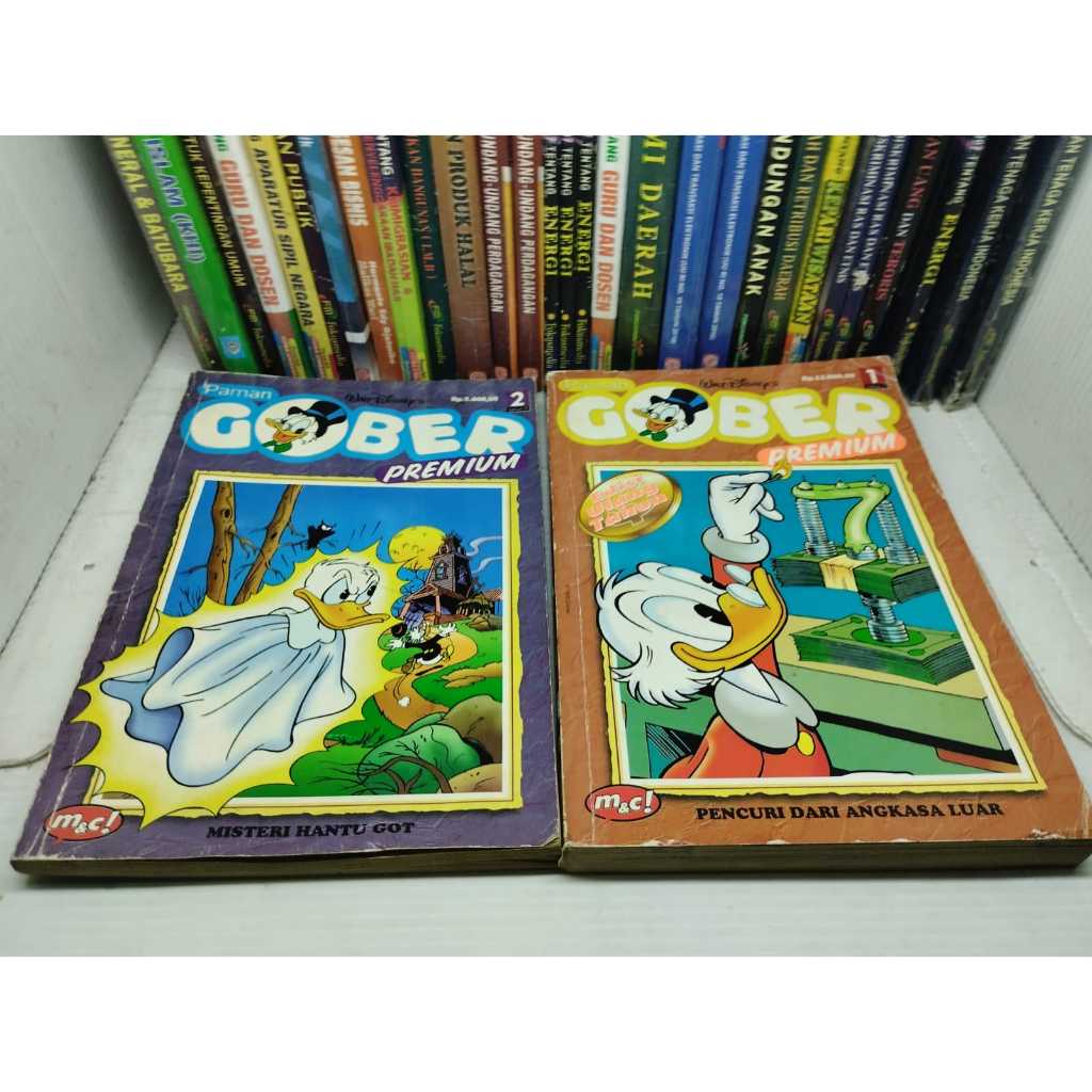 KOMIK PAMAN GOBER PREMIUM VOLUME  1 DAN 2 : 1. PENCURI DARI ANGKASA LUAR, 2. MISTERI HANTU GOT